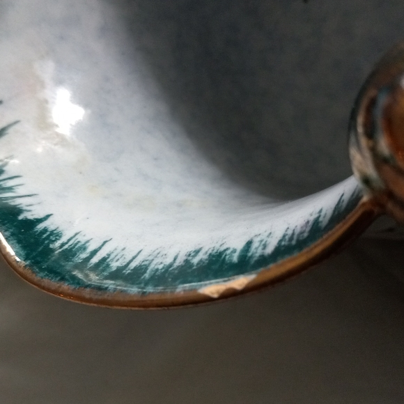 Vintage Italian Pottery Dish W/ Cactus Flower Design RF - Picture 8 of 8